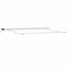Vidaxl zijde frame met led-striplichten wit 400 × 300 cm aluminium