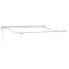 Vidaxl zijde frame wit 300 x 250 cm aluminium