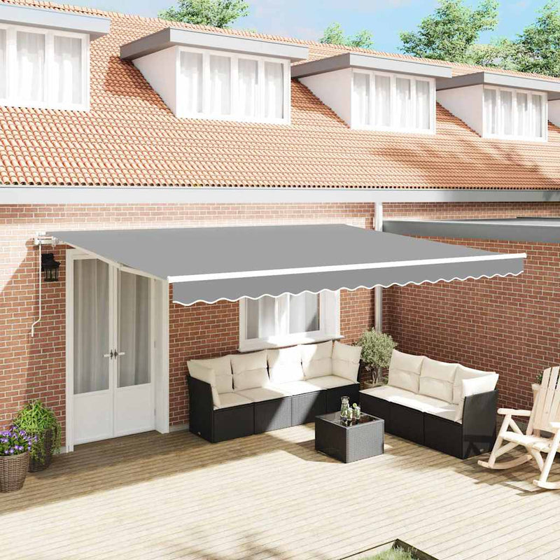 Vidaxl zijde frame wit 450 × 300 cm aluminium