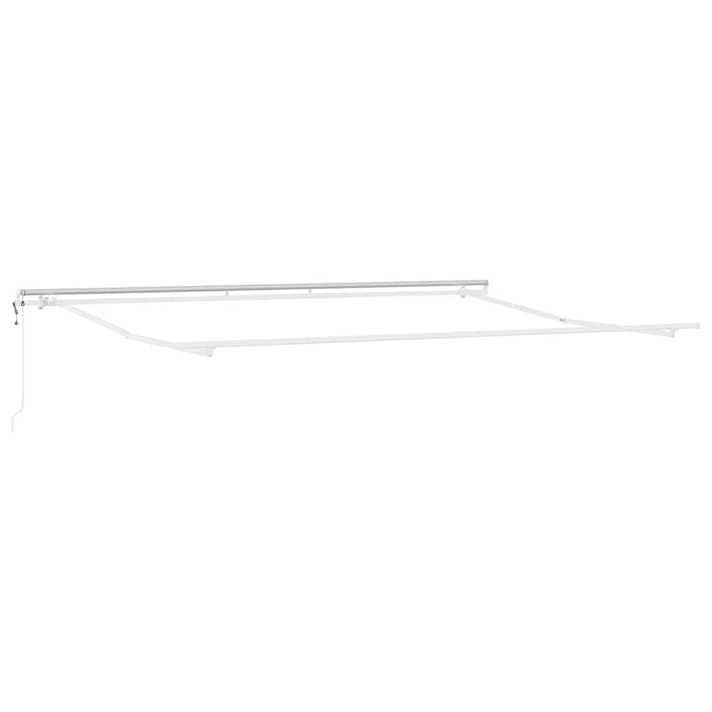 VidaXL cornice seta bianca 450×300 cm alluminio