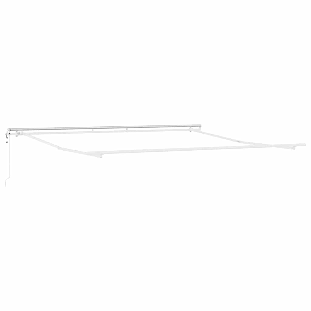 VidaXL marco seda blanco 400 × 350 cm aluminio