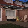 Vidaxl zijde frame wit 3 x 2,5 m aluminium