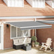Marco lateral vidaxxl blanco 3 x 2,5 m aluminio