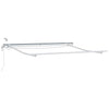 Telaio laterale Vidaxxl bianco 3 x 2,5 m in alluminio