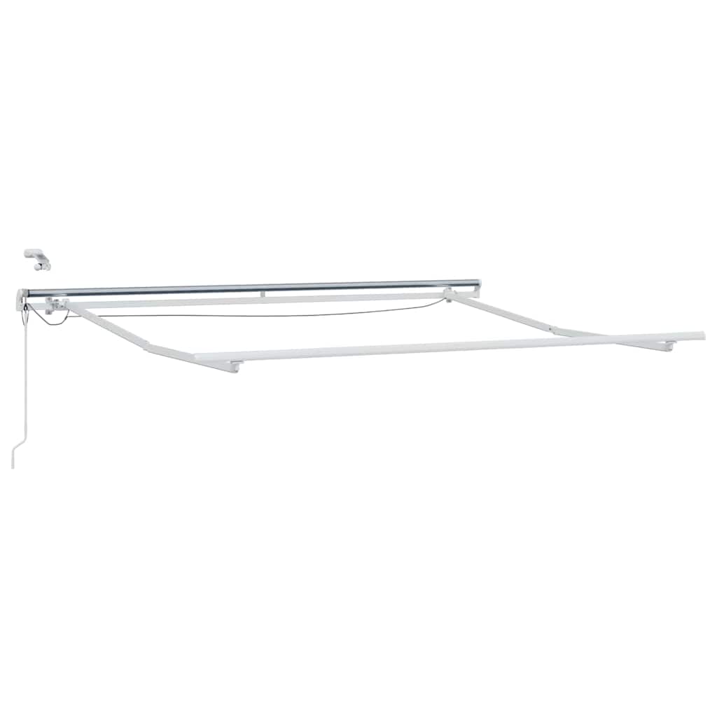 Cornice in seta Vidaxxl con strisce LED bianche 350 x 250 cm in alluminio