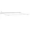 Vidaxl zijde frame met led-striplichten wit 400 × 300 cm aluminium