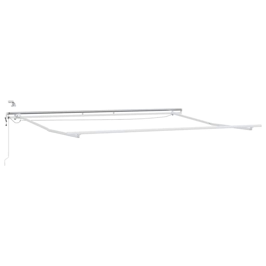 Cornice Vidaxxl in seta con strisce LED bianche 400×300 cm alluminio