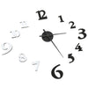 Vidaxl 3D Reloj de pared moderno XXL 100 cm en blanco y negro