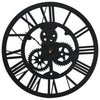 Vidaxl Wall Clock 30 cm Acrilico nero