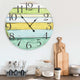 Vidaxl Wall Clock 60 cm MDF multicolore