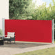Vidaxl tuinscherm uittrekbaar 600x160 cm rood