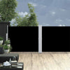 Vidaxl Garden Screen estendibile 140x1200 cm nero