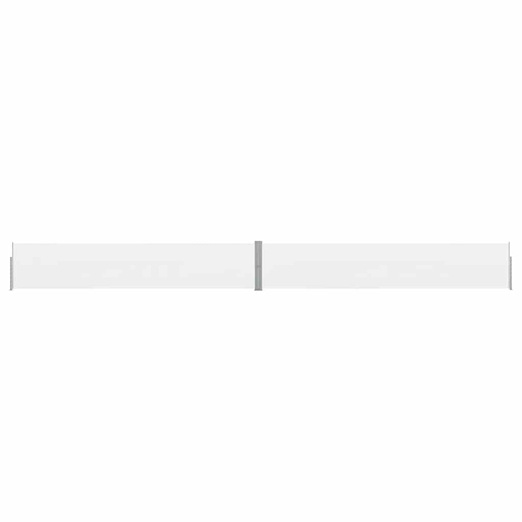 Vidaxl tuinscherm uittrekbaar 140x1200 cm crème