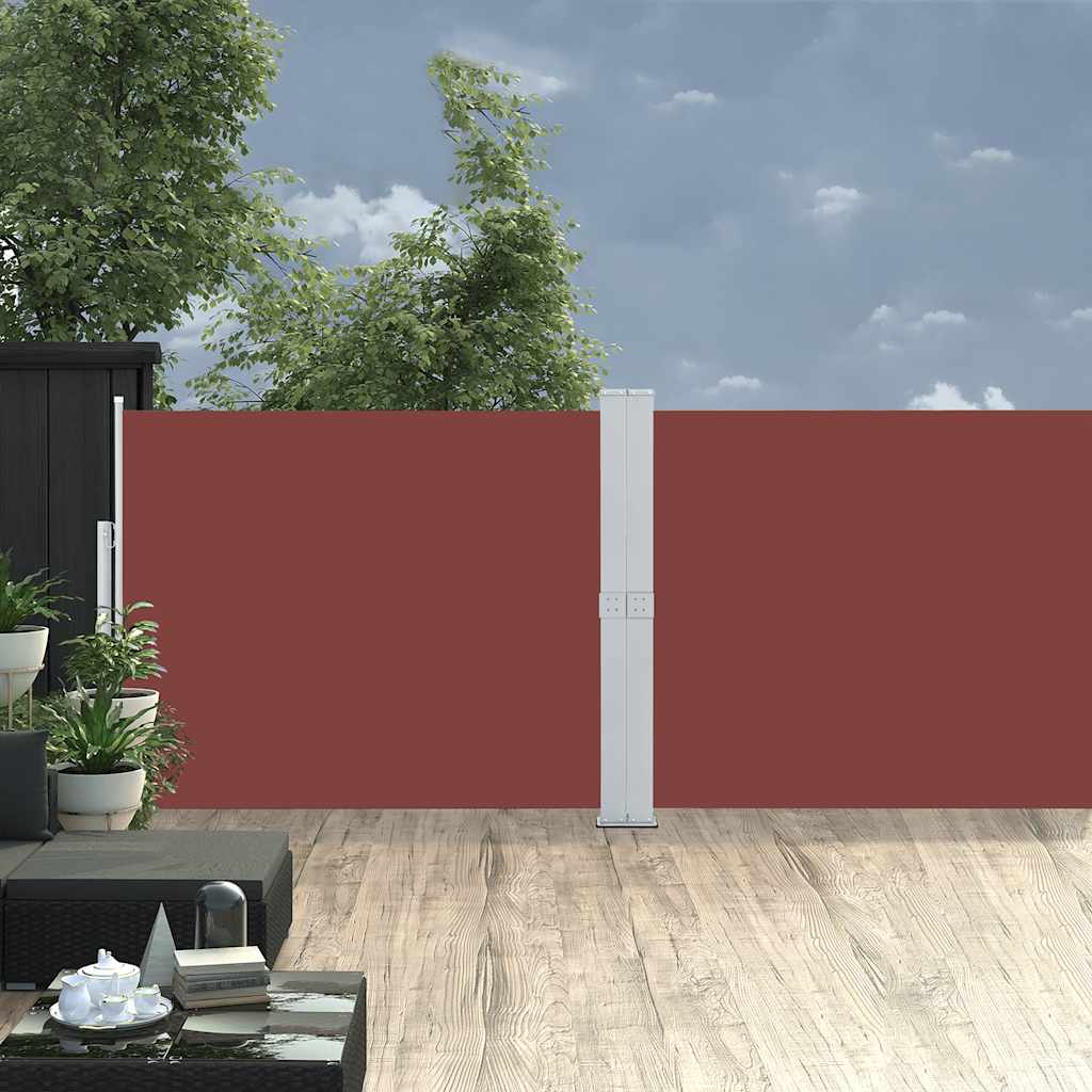 Vidaxl Garden Screen estendibile 140x1200 cm marrone