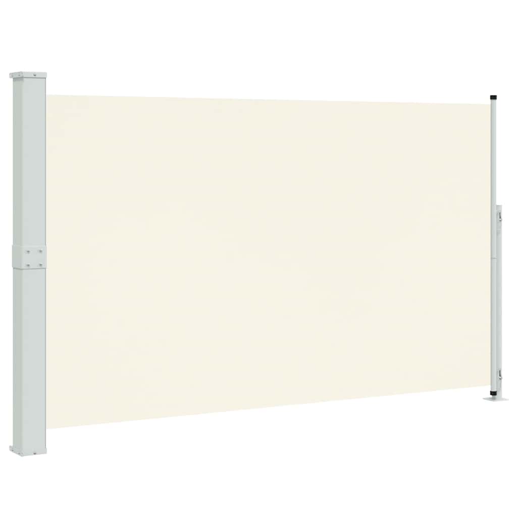 Vidaxl tuinscherm uittrekbaar 180x300 cm crèmekleurig