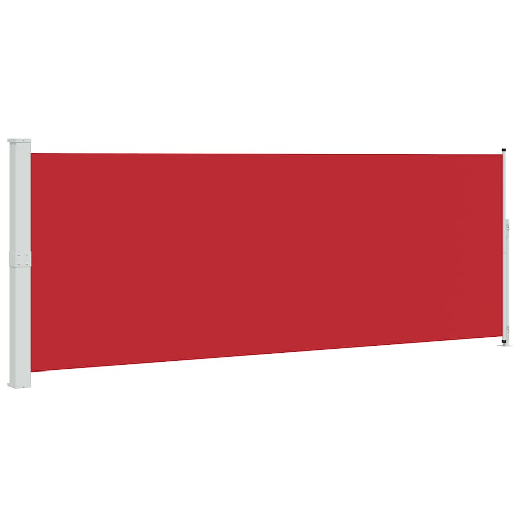 Vidaxl tuinscherm uittrekbaar 180x500 cm rood