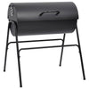 Vidaxl barbecuevat met 2 kookroosters 80x95x90 cm staal zwart