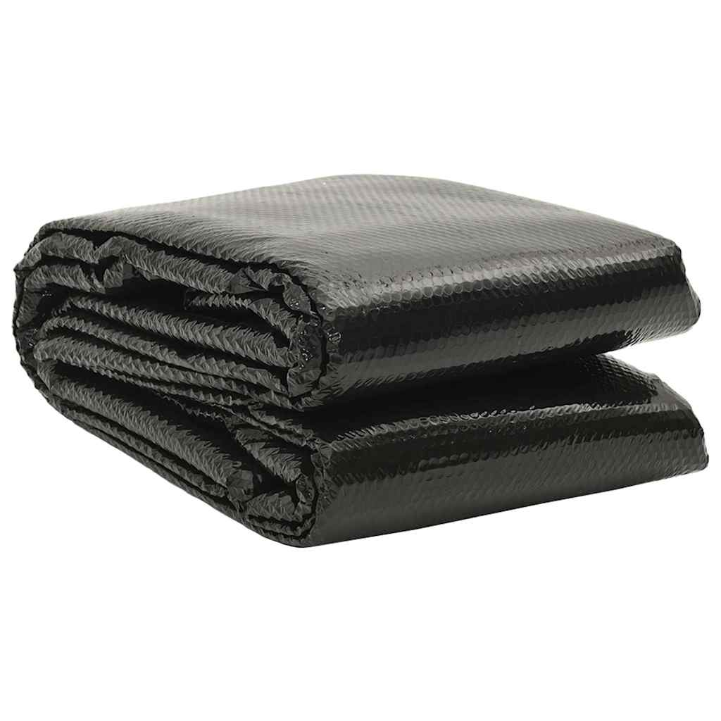 Vidaxl cubierta de piscina rectangular 600x400 cm PE Negro