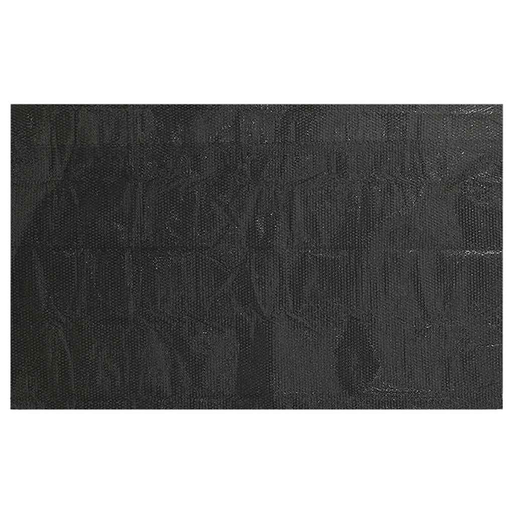 Vidaxl cubierta de piscina rectangular 1000x600 cm PE Negro