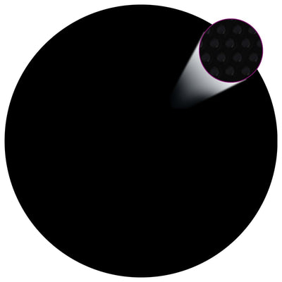 Piscina vidaxl piscina solare galleggiante 300 cm PE nero e blu
