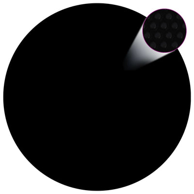 Piscina vidaxl piscina solare galleggiante da 381 cm PE nero e blu