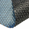 Vidaxl Foil solar flotante 381 cm PE Negro y azul
