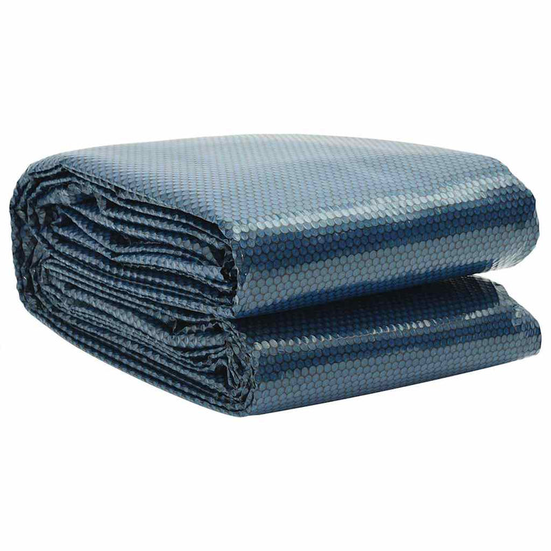 Vidaxl Foil solar flotante 527 cm PE Negro y azul