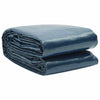 Vidaxl zwembadfolie solar drijvend 732x366 cm pe zwart en blauw