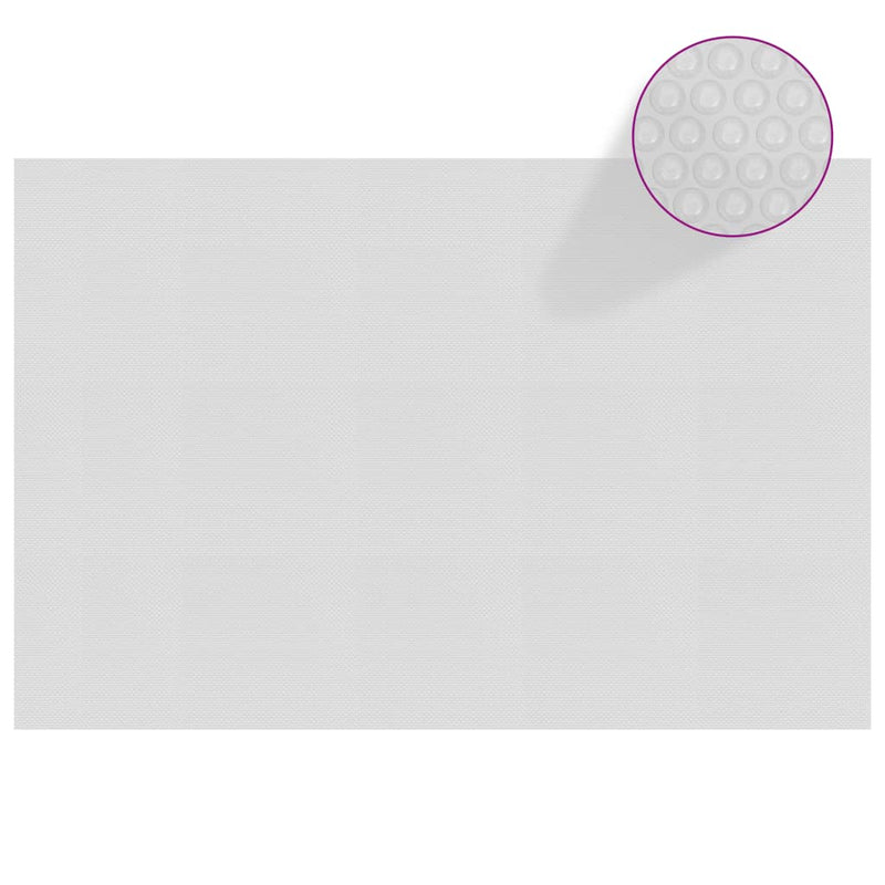 Vidaxl Piscina Foil solar flotante 300x200 cm PE Gray
