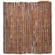 Valla de corteza vidaxl marrón 100 x 600 cm corteza