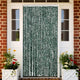 Vidaxl Fly Curtain 90x220 cm Chenille verde e bianco