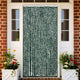 Vidaxl Fly Curtain 100x220 cm Chenille verde e bianco