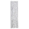 Cortina de mosca Vidaxl 56x185 CM Luces de chenille Gris oscuro