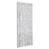 Cortina de mosca Vidaxl 90x220 cm Luces de chenille gris oscuro
