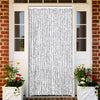 Vidaxl vliegengordijn 100x220 cm chenille licht- en donkergrijs