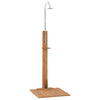 Vidaxl Shower Outdoor 75x75x210 cm Legno di teak solido