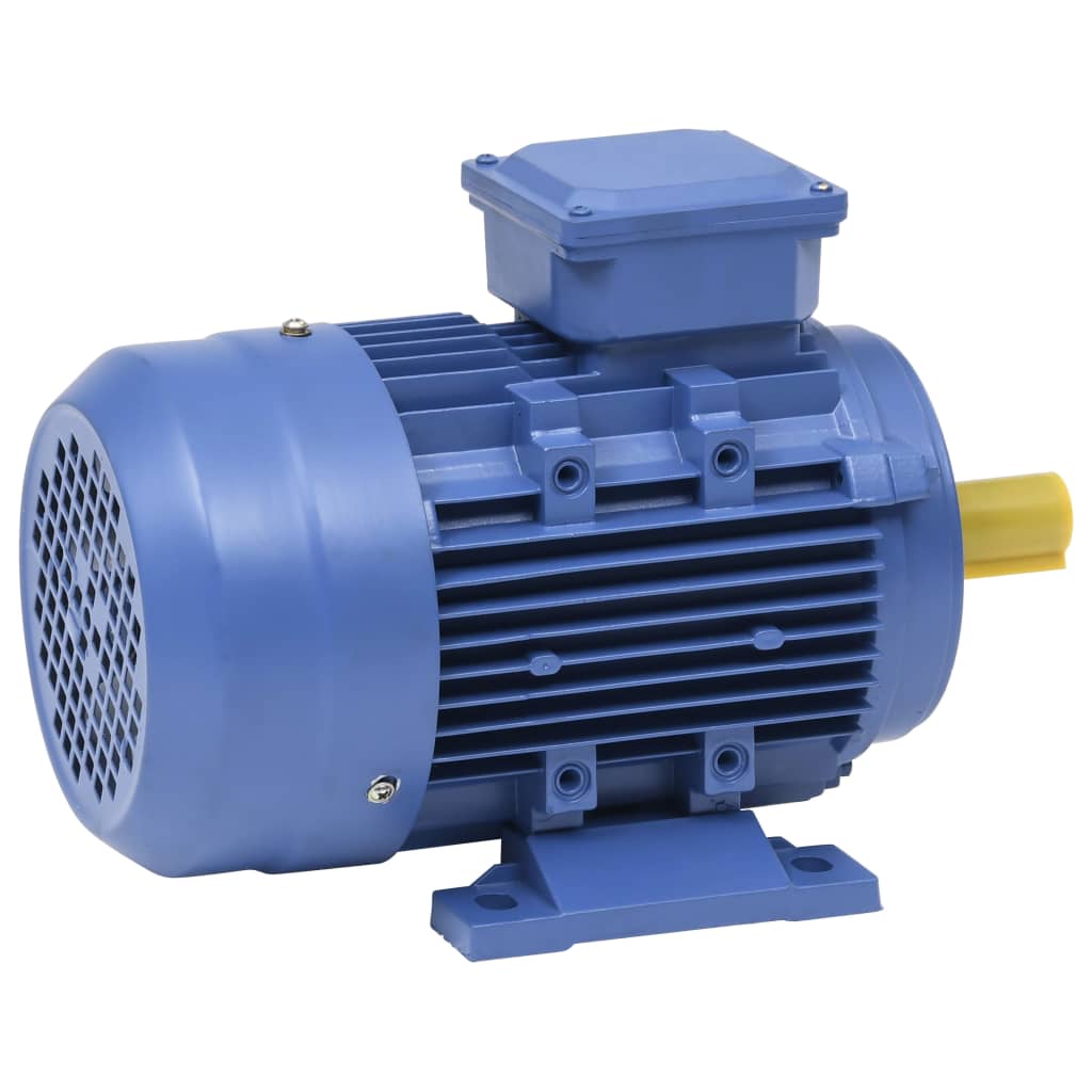 Vidaxl elektromotor 3 fase 2,2 kw 3 pk 2-polig 2840 rpm aluminium