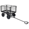 Carro de jardín VidaXL 350 kg negro