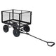 Carro de jardín VidaXL 350 kg negro