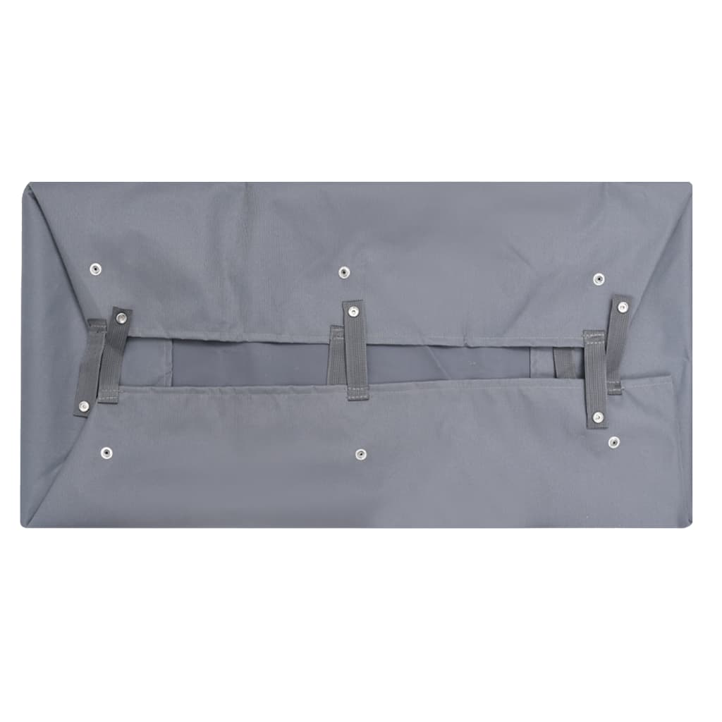 Vidaxl Viaggia da 81x41x21 cm tessuto scuro grigio