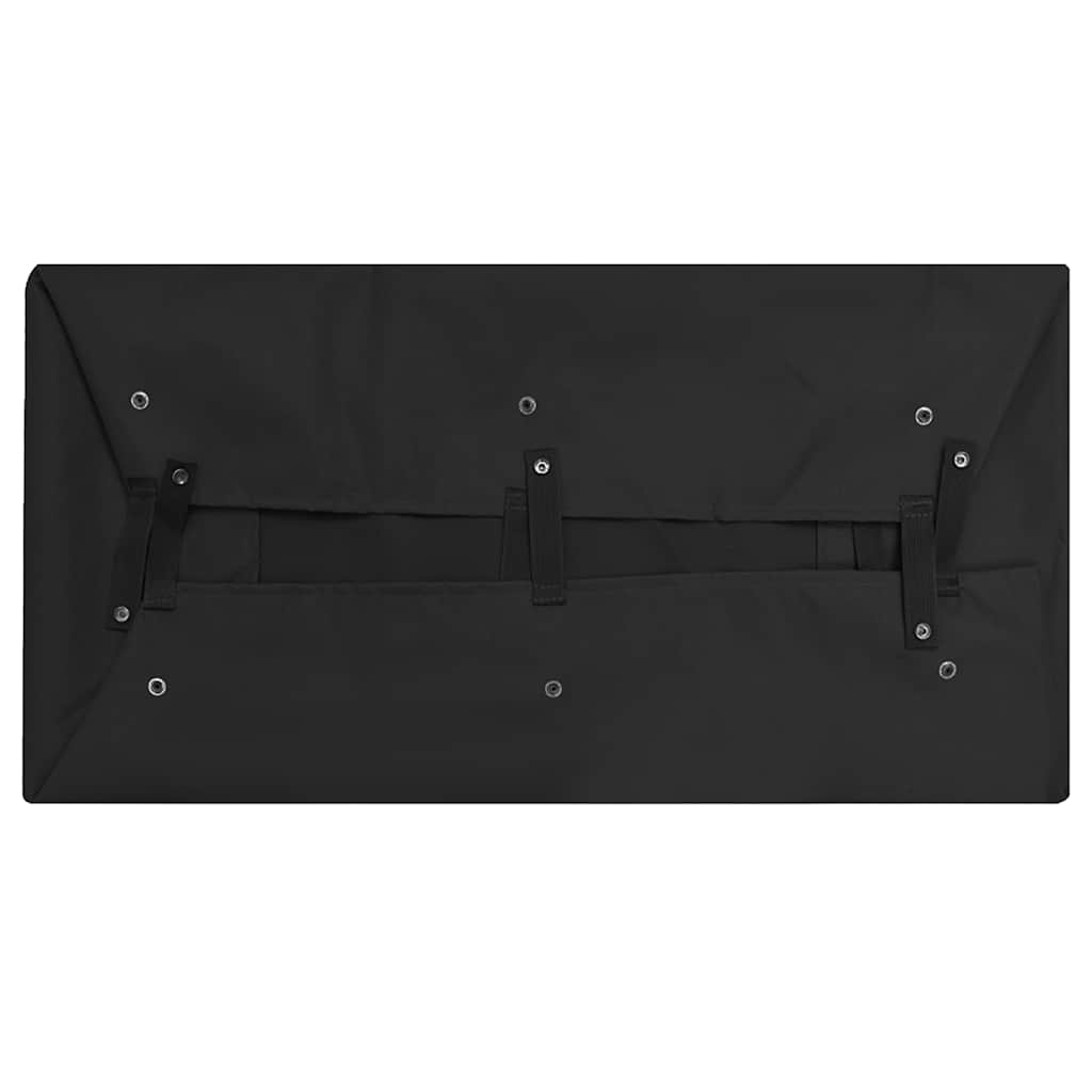 Vidaxl Travel Fronter 81x41x21 cm tessuto nero