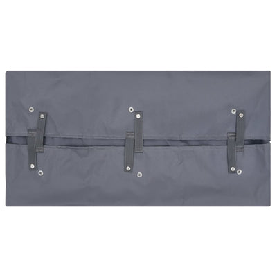 Vidaxl Travel Fronter 81x41x40 cm tessuto grigio scuro