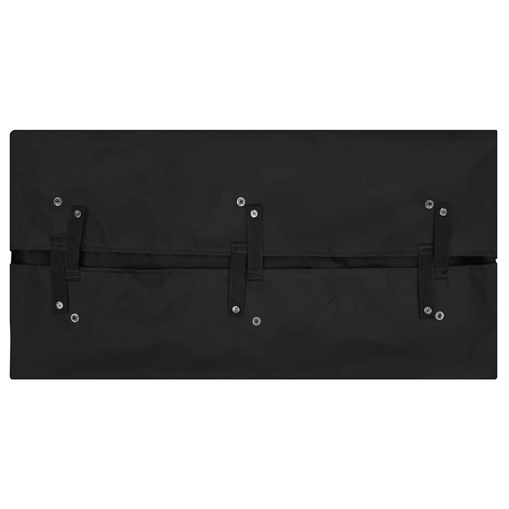 Vidaxl Travel Fronter 81x41x40 cm tessuto nero