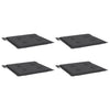 Vidaxl Garden Cushions 4 ST 50x50x3 cm Tessuto Oxford antracite -Collorato