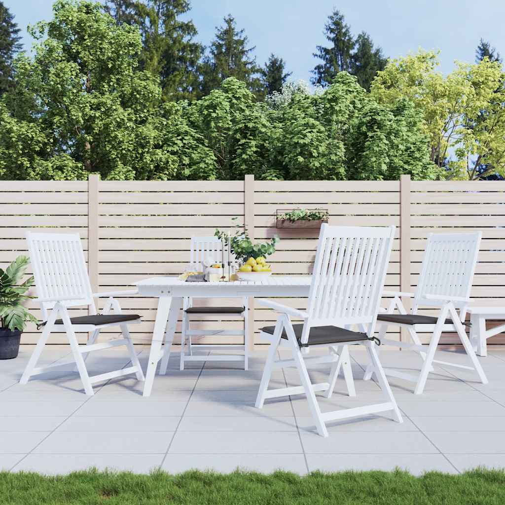 Vidaxl Garden Cushions 4 ST 50x50x3 cm Tessuto Oxford antracite -Collorato