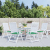 Vidaxl tuinstoelkussens 6 st 50x50x4 cm oxford stof groen