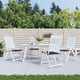 Vidaxl Garden Cushions 4 St 50x50x3 cm tessuto oxford nero