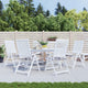 VidaXL cuscini per sedia da giardino 6 pz 50x50x4 cm in tessuto oxford motivo rombi grigio
