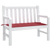 Vidaxl Garden Bench Cushion 100x50x3 CM Oxford Fabric Wine Red