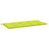Vidaxl Garden Bench Cushion 100x50x3 CM Oxford Fabrice Verde brillante